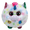 TY Puffies - HARMOINE the Multi Color Unicorn (4 inch) (Mint)