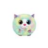TY Puffies (Beanie Balls) Plush - HEATHER the Cat (3 inch) (Mint)