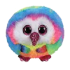 TY Puffies - OWEN the Owl (4 inch) (Mint)