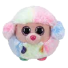 TY Puffies - RAINBOW the Poodle (4 inch) (Mint)