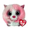 TY Puffies - TIA the Valentine's Cat (4 inch) (Mint)