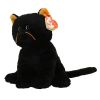 TY Pluffies - ONYX the Black Cat (Barnes & Noble Exclusive) (7.5 inch) (Mint)