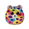 TY Mini Beanie Squishies (Squish-A-Boos) Plush - GISELLE the Rainbow Leopard (3 inch) (Mint)