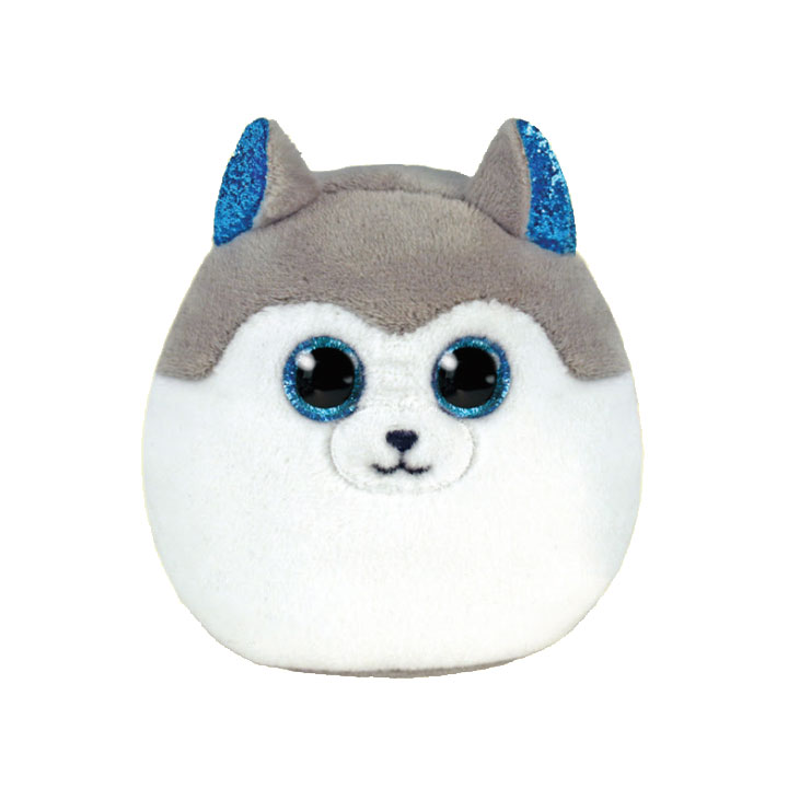 TY Mini Beanie Squishies (Squish-A-Boos) Plush - SLUSH the Husky Dog (3 ...