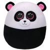 TY Squish-A-Boos Plush - BAMBOO the Panda Bear (Small Size) (Mint)