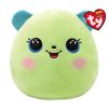 TY Squish-A-Boos Plush - CLOVER the Yellow Bear (Small Size - 10 inch) (Mint)