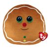 TY Squish-A-Boos Plush - COOKIE the Gingerbread Man (Small Size - 10 inch) (Mint)