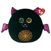 TY Squish-A-Boos Plush - EERIE the Bat (Small Size - 10 inch) (Mint)
