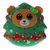 TY Squish-A-Boos Plush - EVERETT the Christmas Tree Bear (Small Size - 10 inch) (Mint)