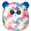 TY Squish-A-Boos Plush - HOPE the Tie-Dye Bear (Small Size) (Mint)