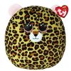 TY Squish-A-Boos Plush - LIVVIE the Leopard (Small Size - 10 inch) (Mint)