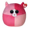 TY Squish-A-Boos Plush - SCARLETT the Valentine's Cat (Small Size - 10 inch) (Mint)