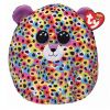 TY Squish-A-Boos Plush - GISELLE the Rainbow Leopard (12 inch) (Mint)