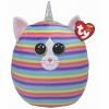 TY Squish-A-Boos Plush - HEATHER the UniCat (12 inch) (Mint)