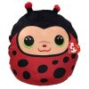 TY Squish-A-Boos Plush - IZZY the Ladybug (12 inch) (Mint)