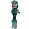 TY Sea Sequins Plush Mermaid - AZURE (Regular Size - 10 inch) (Mint)