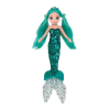 TY Sea Sequins Plush Mermaid - AZURE (Medium Size - 18 inch) (Mint)