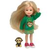TY Li'l Ones - AWESOME ABBY with Monkey (4 inch) (Mint)