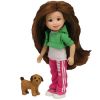TY Li'l Ones - TRENDY TAYLOR with Brown Dog (4 inch) (Mint)