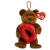 TY Alphabet Beanie Baby - D (5.5 inch) (Mint)