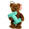 TY Alphabet Beanie Baby - I (5.5 inch) (Mint)