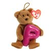 TY Alphabet Beanie Baby - P (5.5 inch) (Mint)