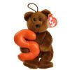 TY Alphabet Beanie Baby - S (5.5 inch) (Mint)