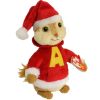 TY Beanie Baby - ALVIN with Holiday Hat (7 inch) (Mint)