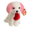 TY Beanie Baby - AMORE the Pink & White Dog (6 inch) (Mint)