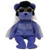 TY Beanie Baby - BEANIES! BEANIES! BEANIES! the Elvis Bear (8.5 inch) (Mint)