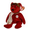 TY Beanie Baby - BEARON the Bear (Red Version) (8.5 inch) (Mint)