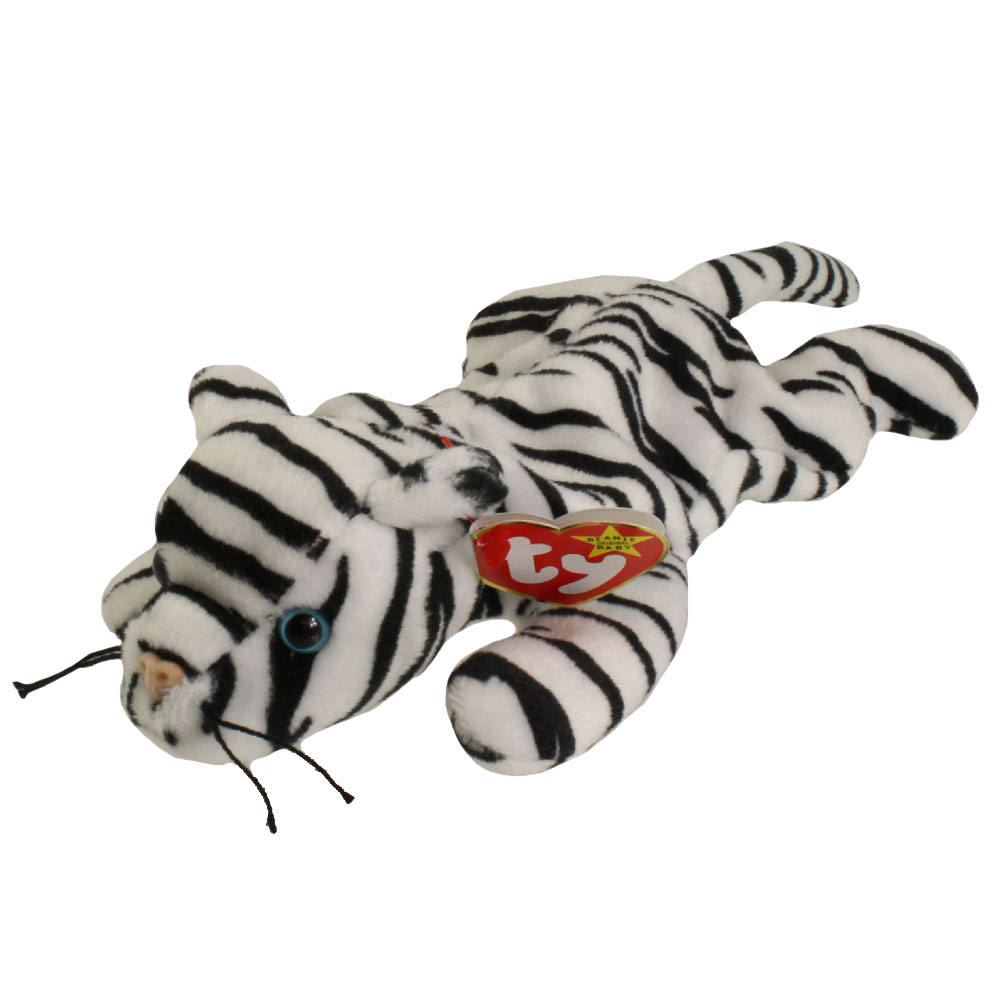 ty beanie white tiger