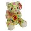 TY Beanie Baby - BLOOM the Bear (7 inch) (Mint)