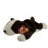 TY Beanie Baby - BRUNO the Bull Terrier Dog (8.5 inch) (Mint)