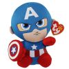 TY Beanie Baby - CAPTAIN AMERICA (Marvel) (Mint)