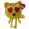 TY Beanie Baby - The Emoji Movie - CAT HEART EYE (6 inch) (Mint)