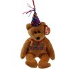 TY Beanie Baby - CELEBRATION the Birthday Bear (10 inch) (Mint)