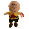 TY Beanie Baby - CHARLIE BROWN ( Plays Music ) (8 inch) (Mint)