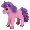 TY Beanie Baby - CHARMING the Pink & Purple Horse (6 inch) (Mint)