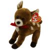 TY Beanie Baby - CHESTNUT the Reindeer (6 inch) (Mint)