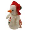 TY Beanie Baby - CHILLIN' the Snowman (7 inch) (Mint)