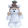 TY Beanie Baby - CHILLINGSLY the Bear (7 inch) (Mint)