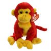 TY Beanie Baby - CHOPSTIX the Monkey (6 inch) (Mint)