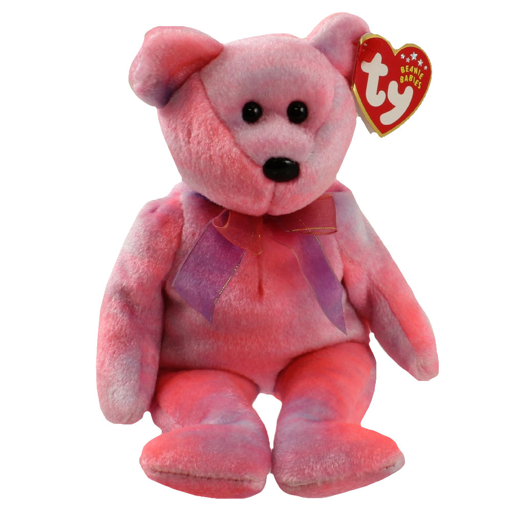 TY Beanie Baby - CLUBBY 5 the Pink Bear (8.5 inch - Mint