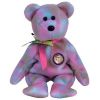 TY Beanie Baby - CLUBBY 7 the Rainbow Bear (8.5 inch) (Mint)