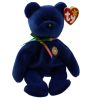 TY Beanie Baby - CLUBBY 1 the Dark Blue Bear (8.5 inch - Mint)