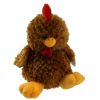 TY Beanie Baby - CLUCKY the Chicken  (6 inch - Mint)