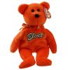 TY Beanie Baby - COCO PRESLEY the Bear (Orange Version) (8.5 inch) (Mint)