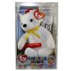 TY Beanie Baby - COLOR ME BEANIE *THE SMALL BEAR* (Complete Kit) (7.5 inch) (Mint)