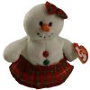 TY Beanie Baby - COOLSTINA the Snowgirl (7 inch) (Mint)